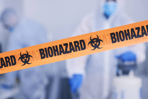 Professional Trauma Scene Cleanup technician working in Roanoke, IL